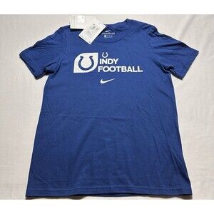Indianapolis Colts Nike Youth Medium Tee Shirt NFL Football Indy Blue NWT New